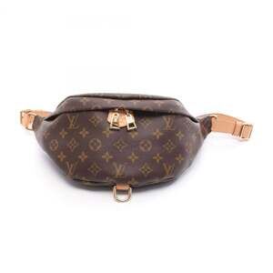 Louis Vuitton bum bag, waist body coated canvas and leather with Monogram det...